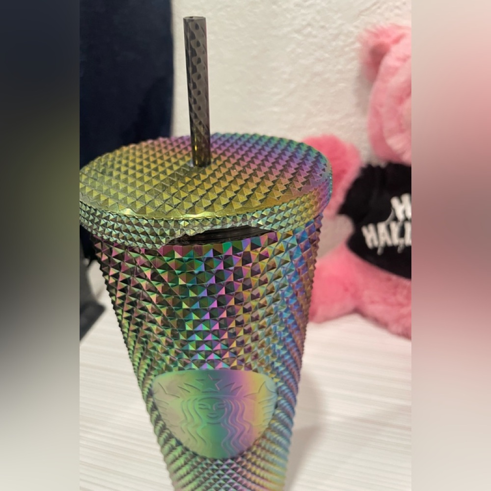 Starbucks Multicolor Textured Tumbler with Straw